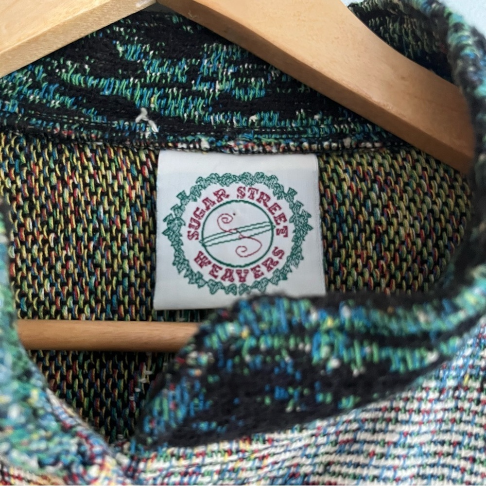 VTG Sugar Street Weavers Jacket Adult One Size AOP Tapestry 90’s Nicky Boehme - Picture 13 of 16